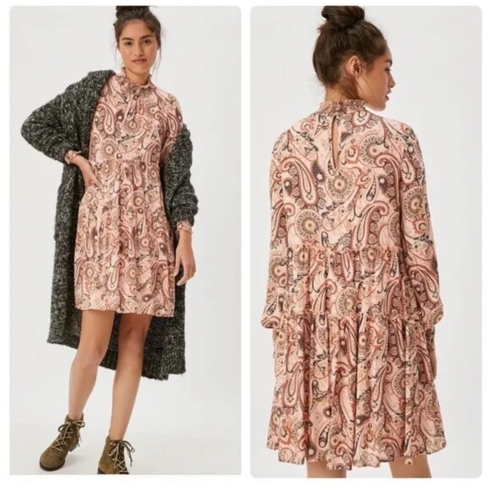 Rare Anthropologie Cady Tiered Tunic Dress